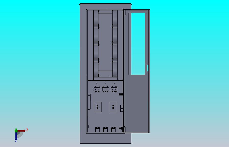 双枪交流充电桩蓄电柜控制柜