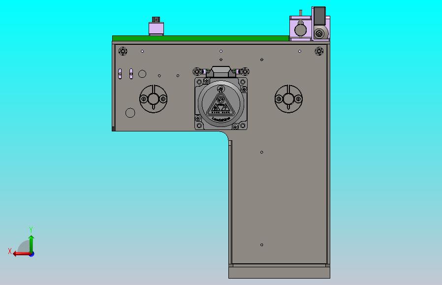 圆皮带输送机构