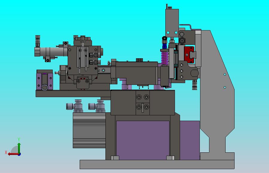 步进供料裁切机构