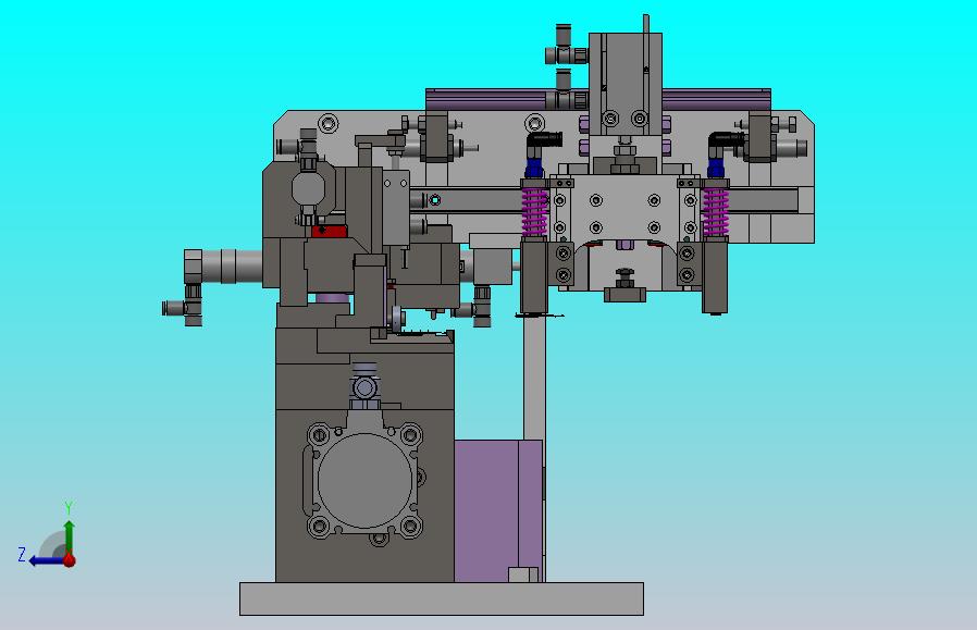 步进供料裁切机构