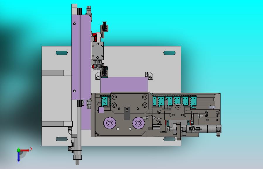 步进供料裁切机构