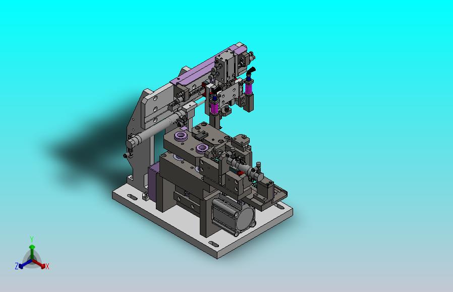 步进供料裁切机构