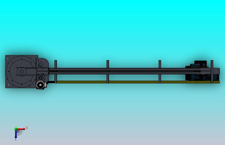 单臂起重机模型