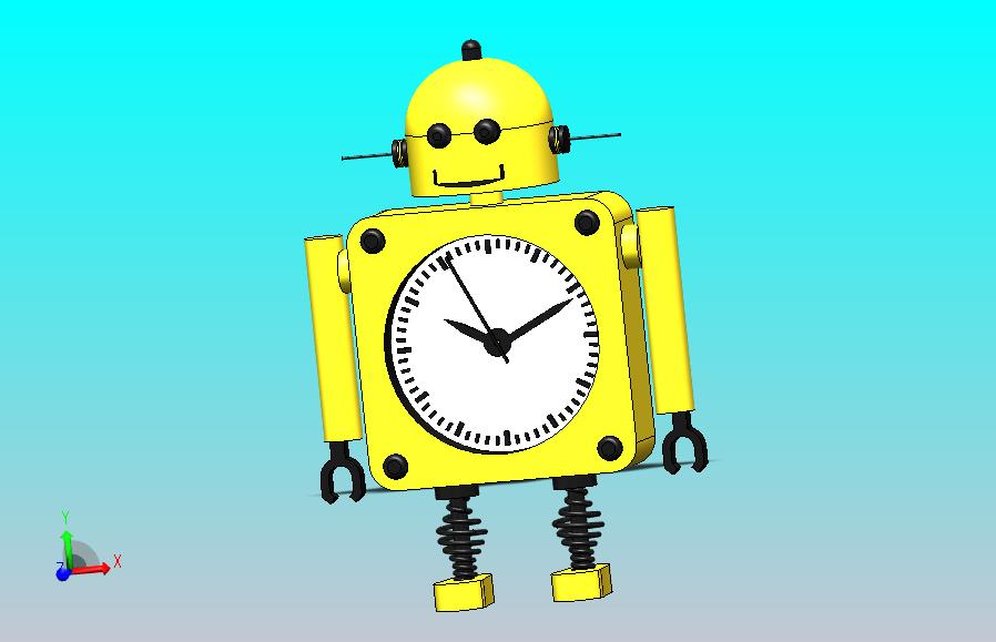 机器人闹钟