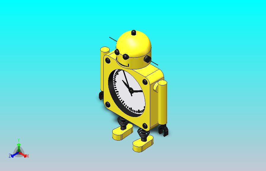 机器人闹钟