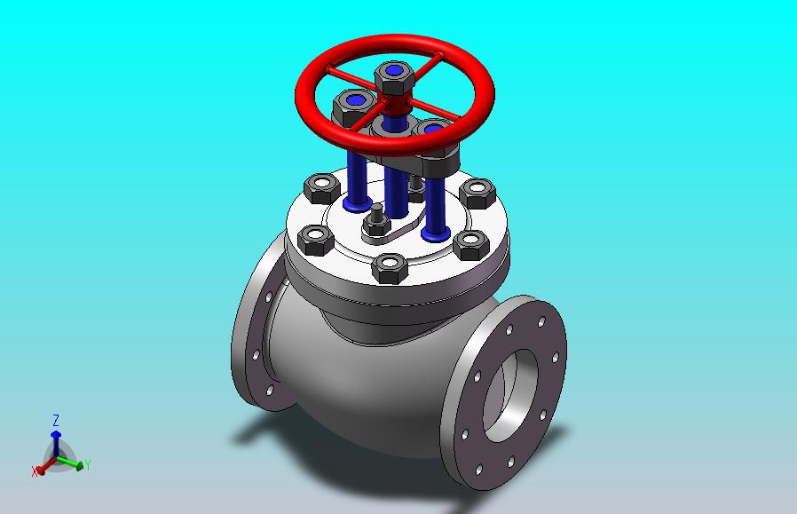 截止阀模型-DN125