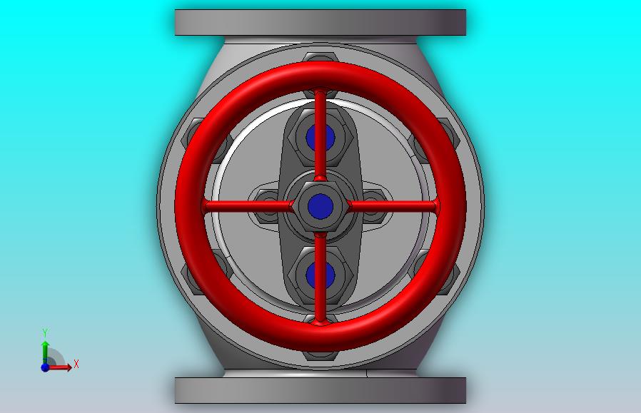 截止阀模型-DN125