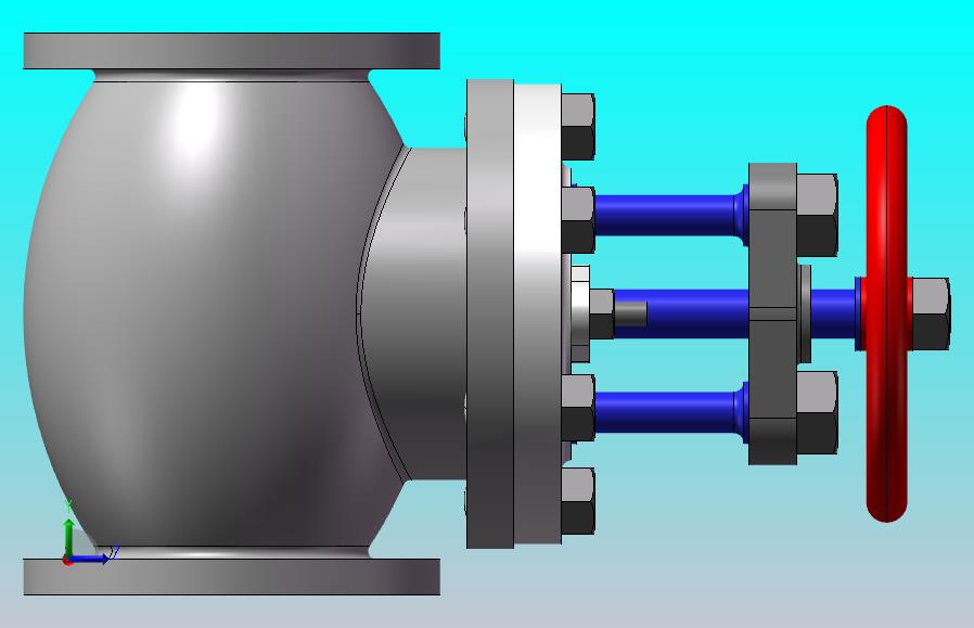 截止阀模型-DN125