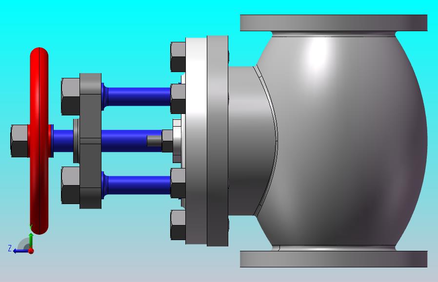 截止阀模型-DN125