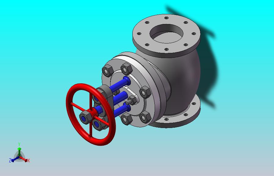 截止阀模型-DN125