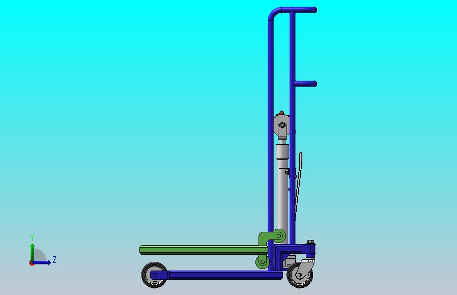 平台抬升物料搬运小车