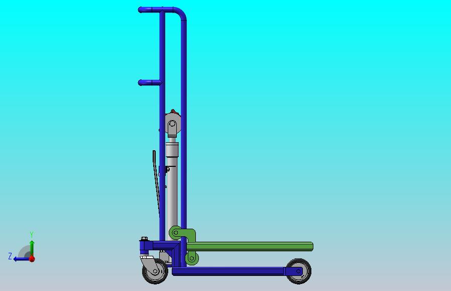 平台抬升物料搬运小车