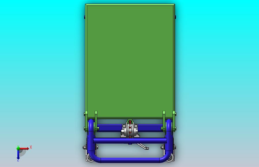 平台抬升物料搬运小车