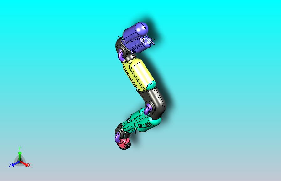 四足机器狗的单条腿