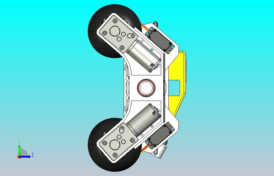 用于罐体检测的球形轮磁吸机器人