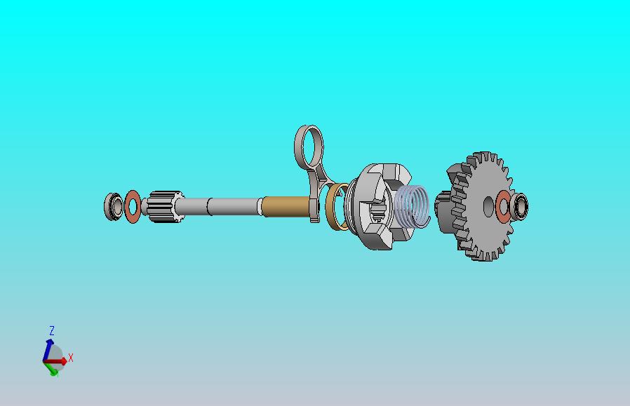 变速器牙嵌离合器机构