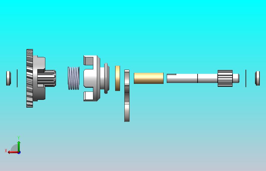 变速器牙嵌离合器机构