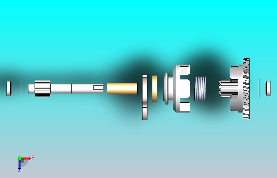 变速器牙嵌离合器机构