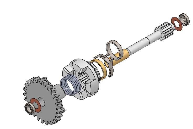 变速器牙嵌离合器机构