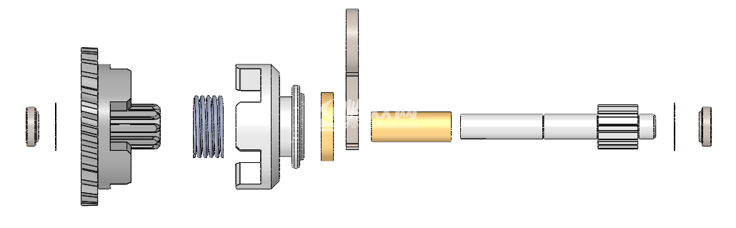 变速器牙嵌离合器机构