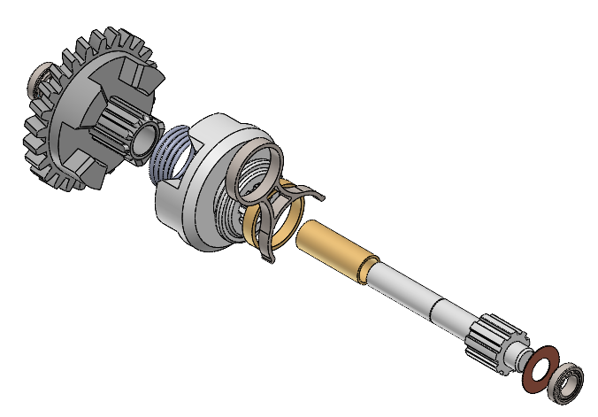 变速器牙嵌离合器机构