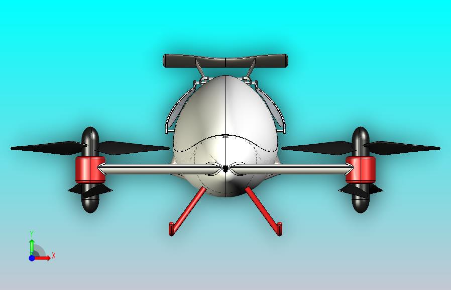 载人四轴飞行器