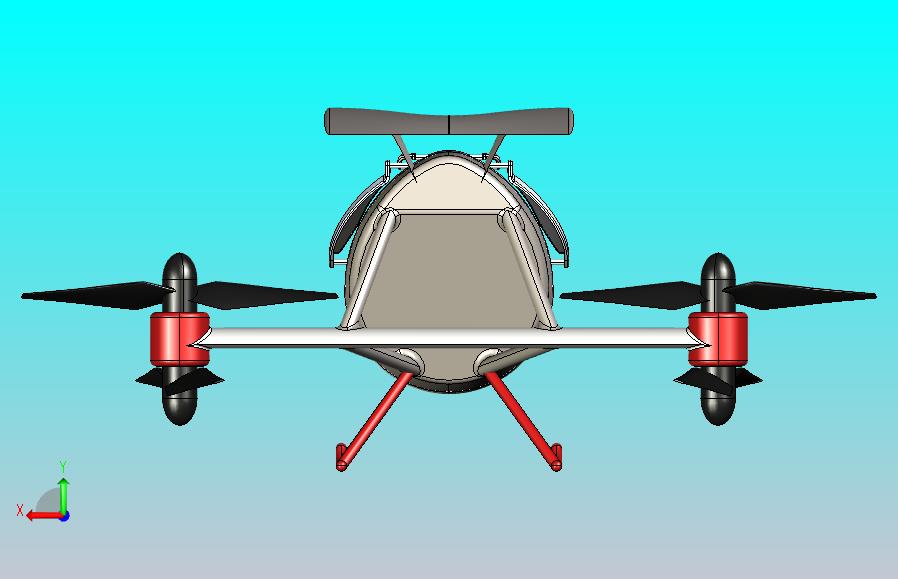 载人四轴飞行器