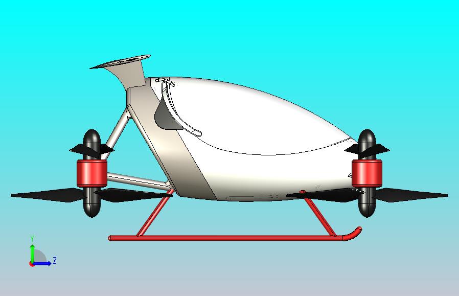 载人四轴飞行器