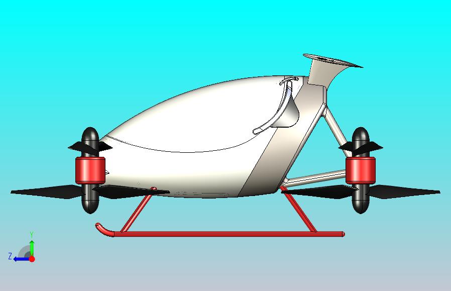 载人四轴飞行器