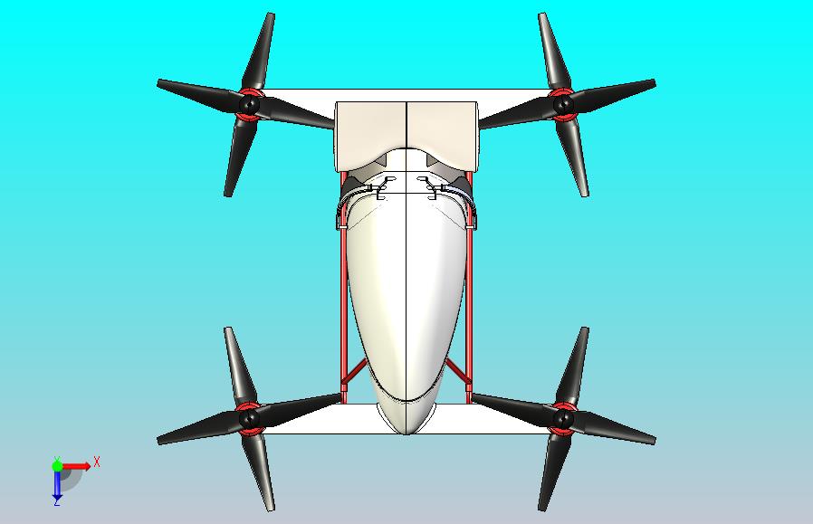 载人四轴飞行器