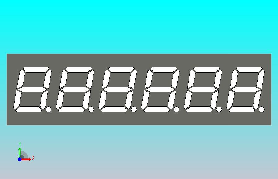 6位7段显示器