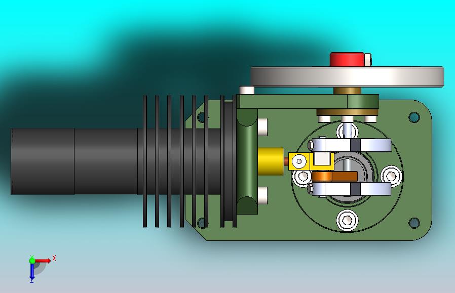 卧式斯特林发动机