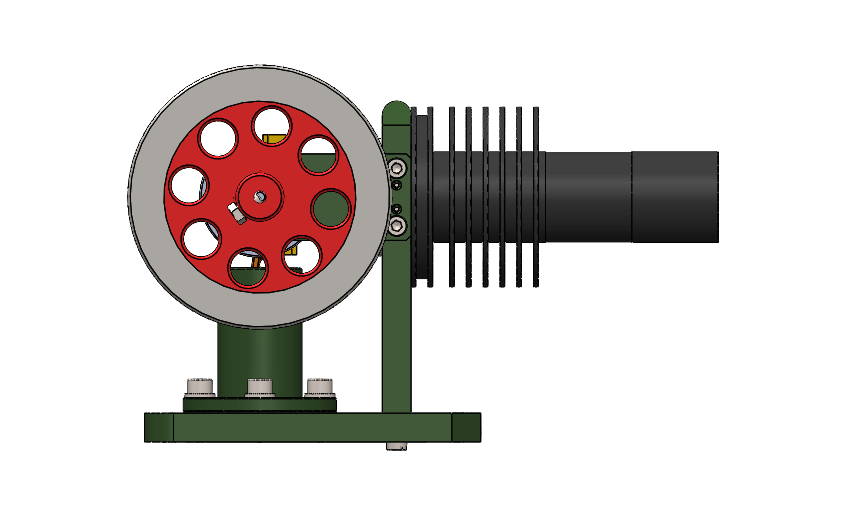 卧式斯特林发动机