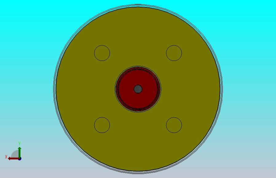 圆形双作用液压缸
