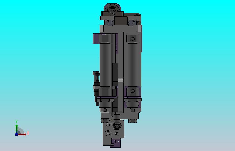 取软胶垫的自制夹爪机构