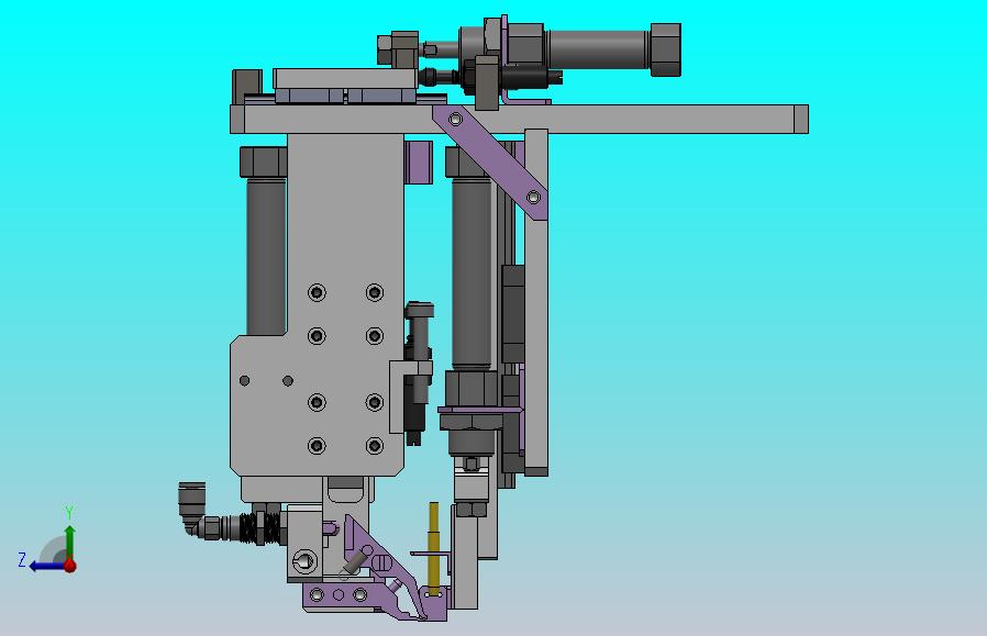取软胶垫的自制夹爪机构