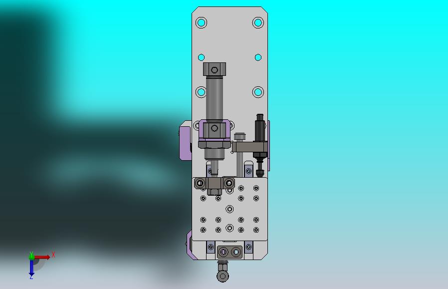取软胶垫的自制夹爪机构