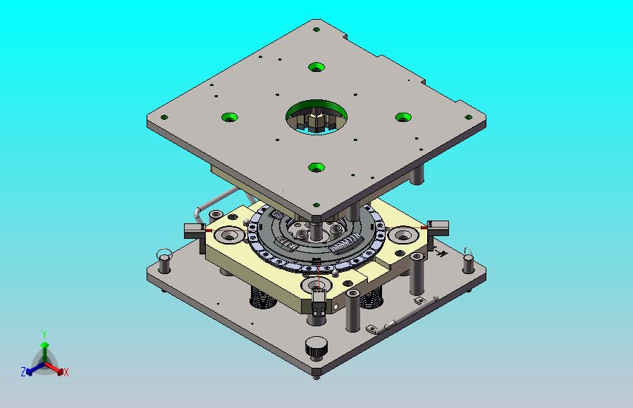 电动汽车减震器铆接模具