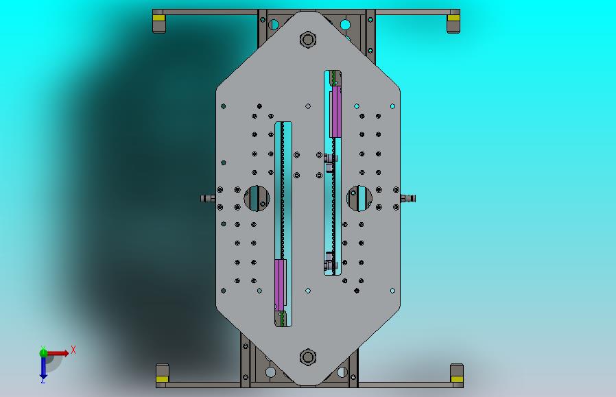 同步带开合的夹爪机构