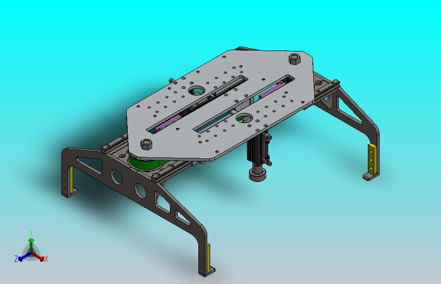 同步带开合的夹爪机构