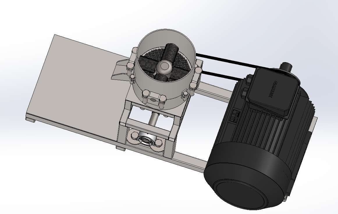 颗粒压缩机模型