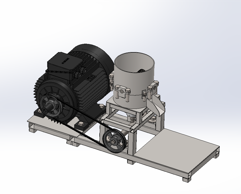 颗粒压缩机模型