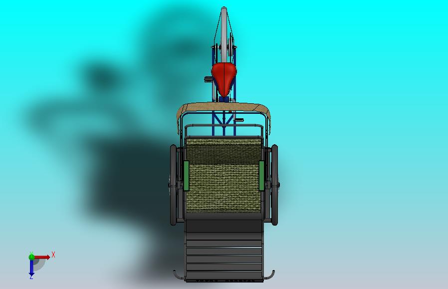 三轮人力车模型