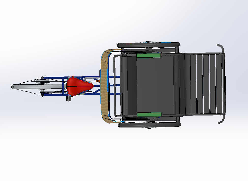 三轮人力车模型