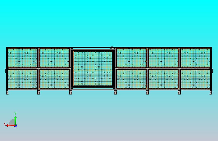 铝型材护栏的推拉门组件