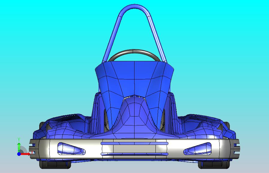 室内电动车模型