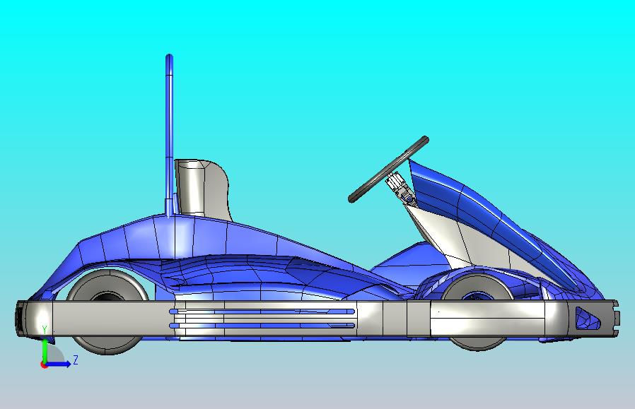 室内电动车模型