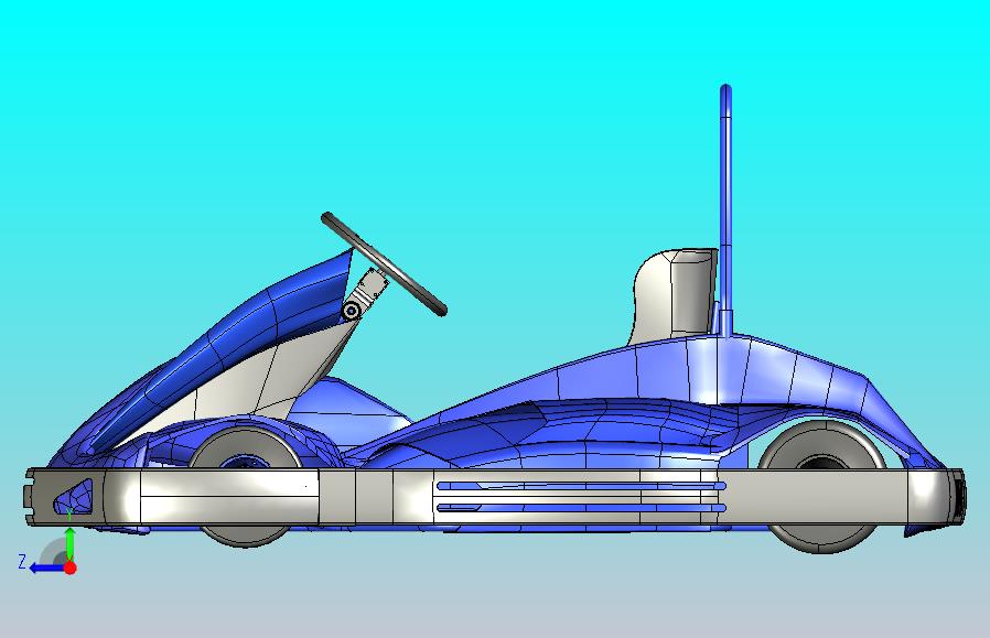 室内电动车模型