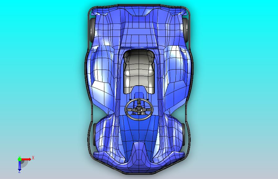 室内电动车模型