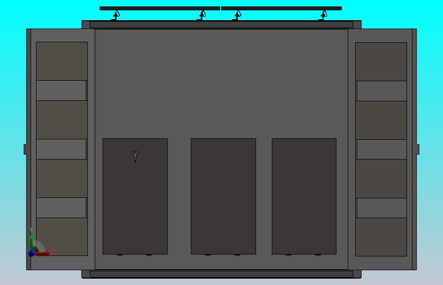 SCIF 太阳能设计40英尺集装箱